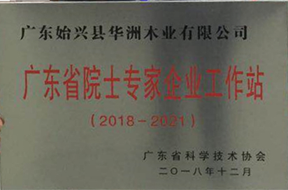 喜訊！華洲木業(yè)獲批建立廣東省院士專家（企業(yè)）工作站(圖1)