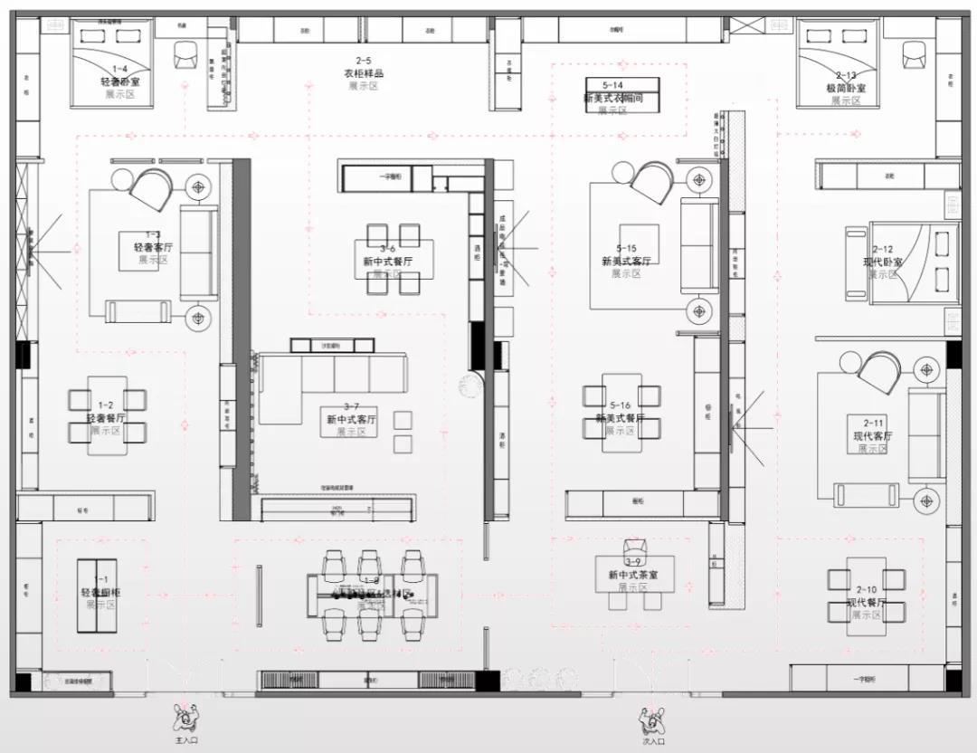 華洲木業(yè)︱湖北當陽戰(zhàn)略合作商 348㎡ 展廳空間設計案例(圖1)