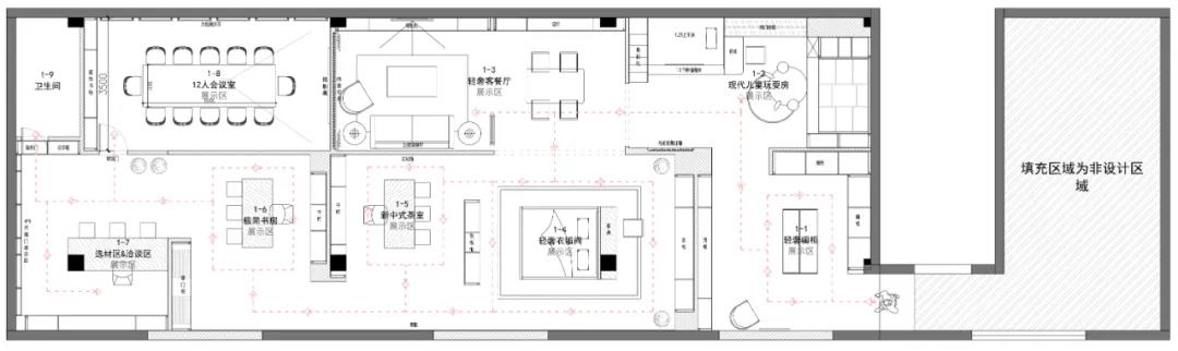 華洲木業(yè)︱廣東增城戰(zhàn)略合作商 205㎡ 展廳空間設(shè)計(jì)案例(圖1)